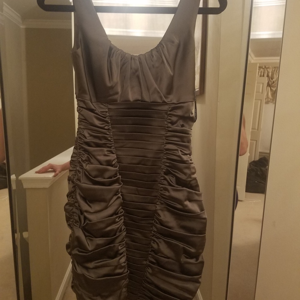 Marc New York Andew Marc Satin Cocktail Dress 2